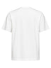 T-shirt in cotone gesso con Knight Check