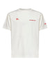 Chalk cotton T-shirt with London map print