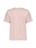 Bouquet pink cotton T-shirt with Check patch
