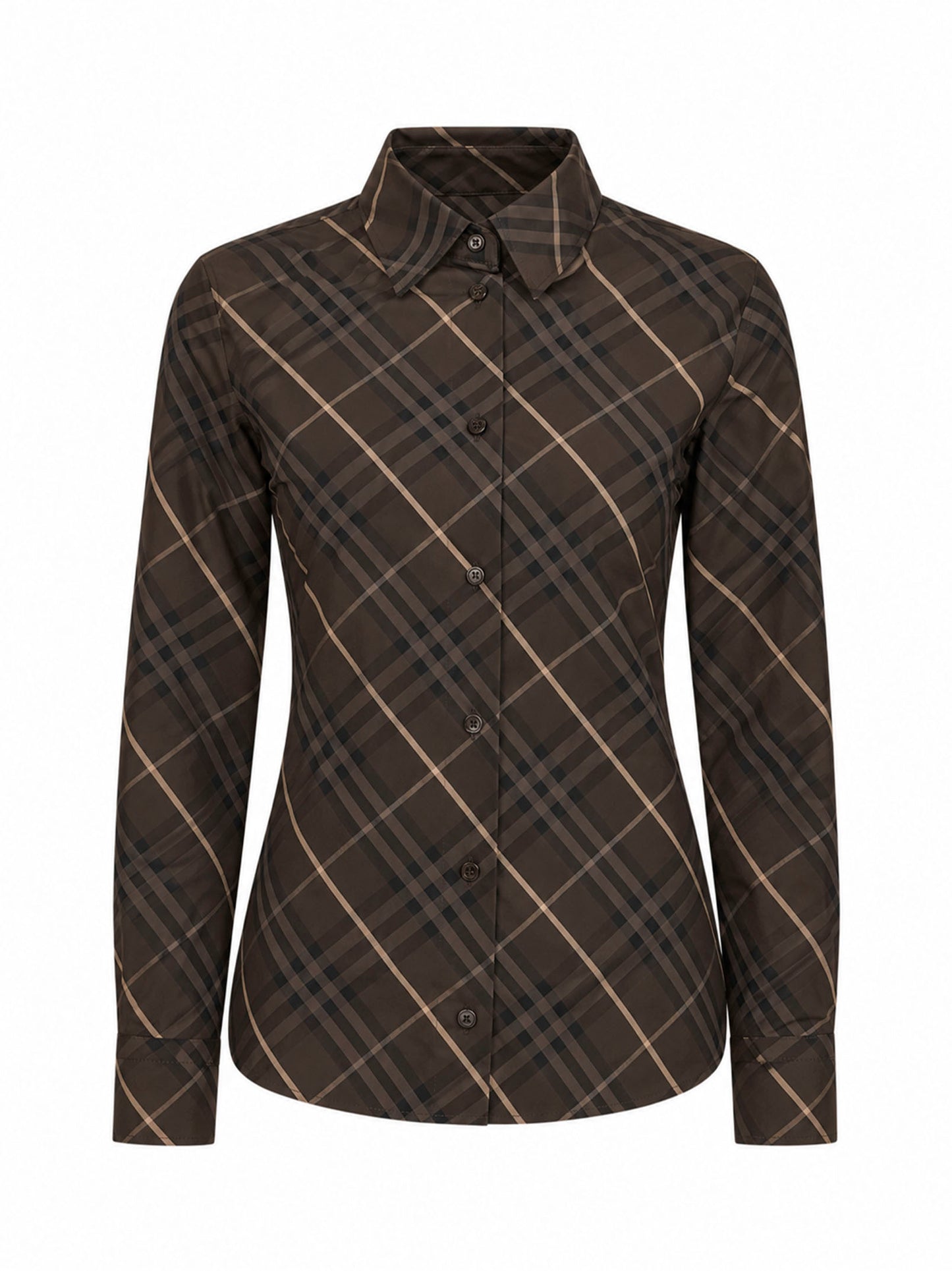 Camicia con motivo Burbery Check multicolore<BR/>