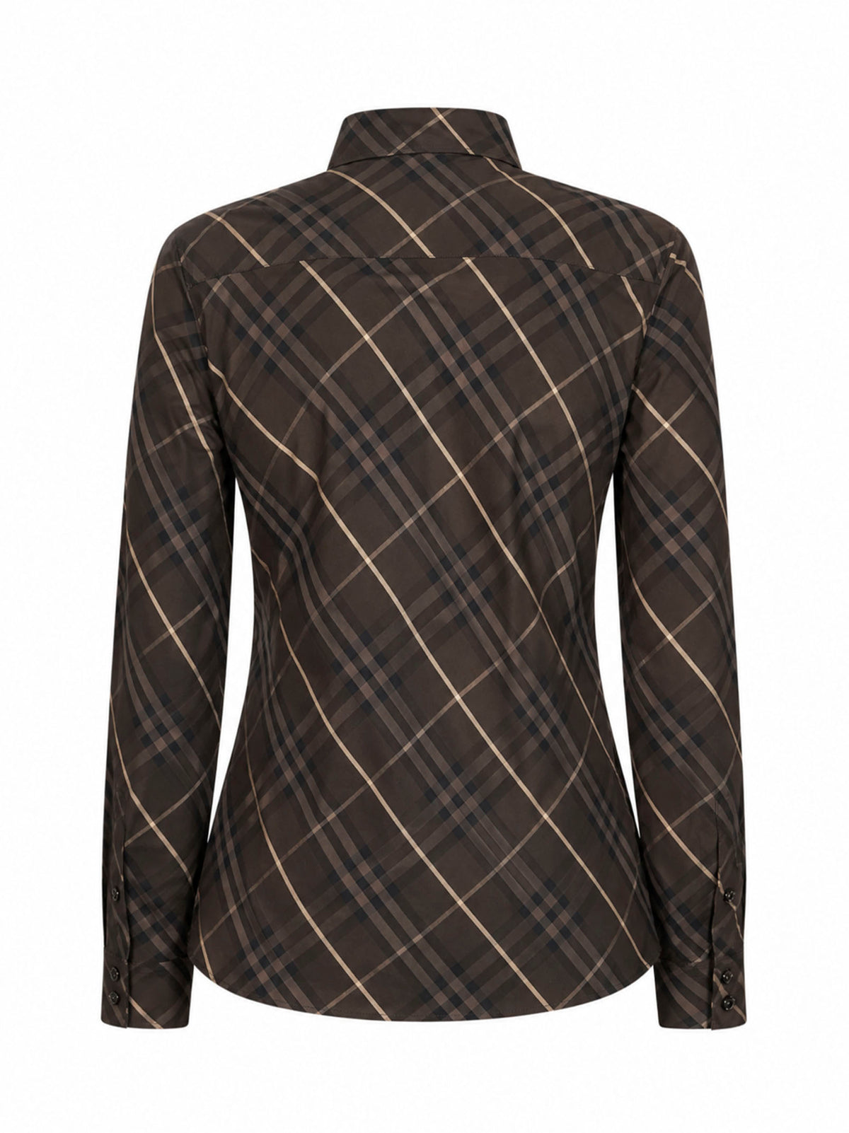 Camicia con motivo Burbery Check multicolore<BR/>