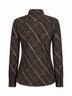 Camicia con motivo Burbery Check multicolore<BR/>