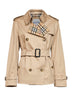 Honey beige gabardine Lakefield trench coat