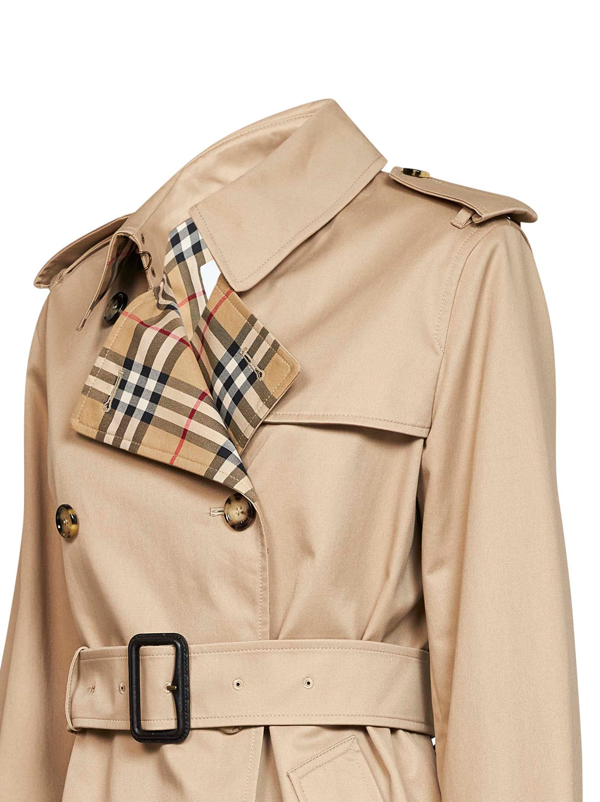 Honey beige gabardine Lakefield trench coat