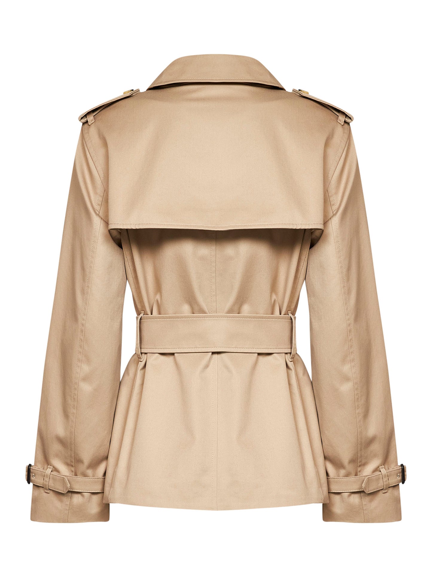 Honey beige gabardine Lakefield trench coat