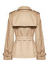 Honey beige gabardine Lakefield trench coat