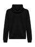 Felpa con cappuccio Huron in cotone nero