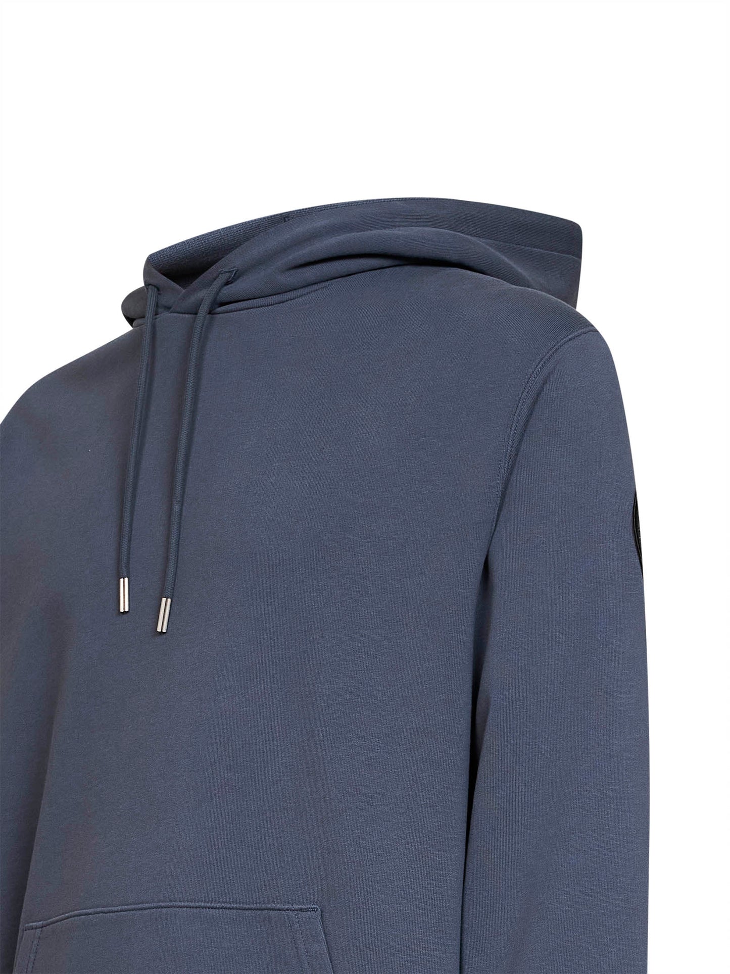 Felpa con cappuccio Huron in cotone blu