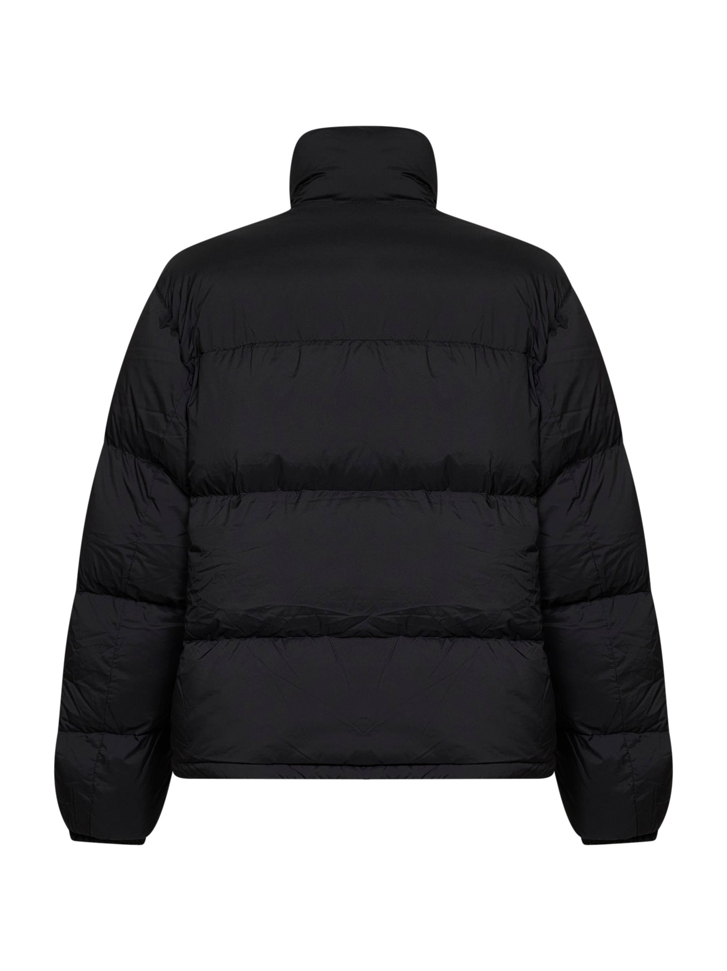 Black Lawrence nylon padded jacket