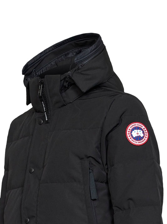 Parka con cappuccio Wyndham nero