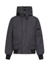 Grey Chilliwack hooded bomber jacket
