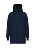 Parka con cappuccio Langford in blu