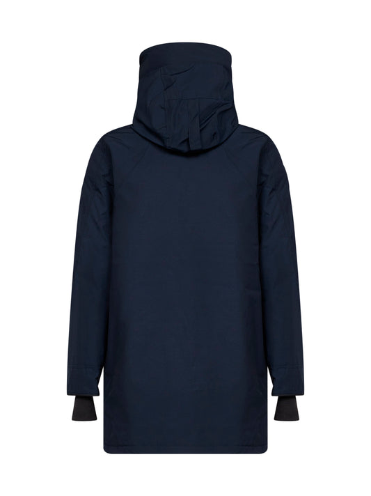 Parka con cappuccio Langford in blu