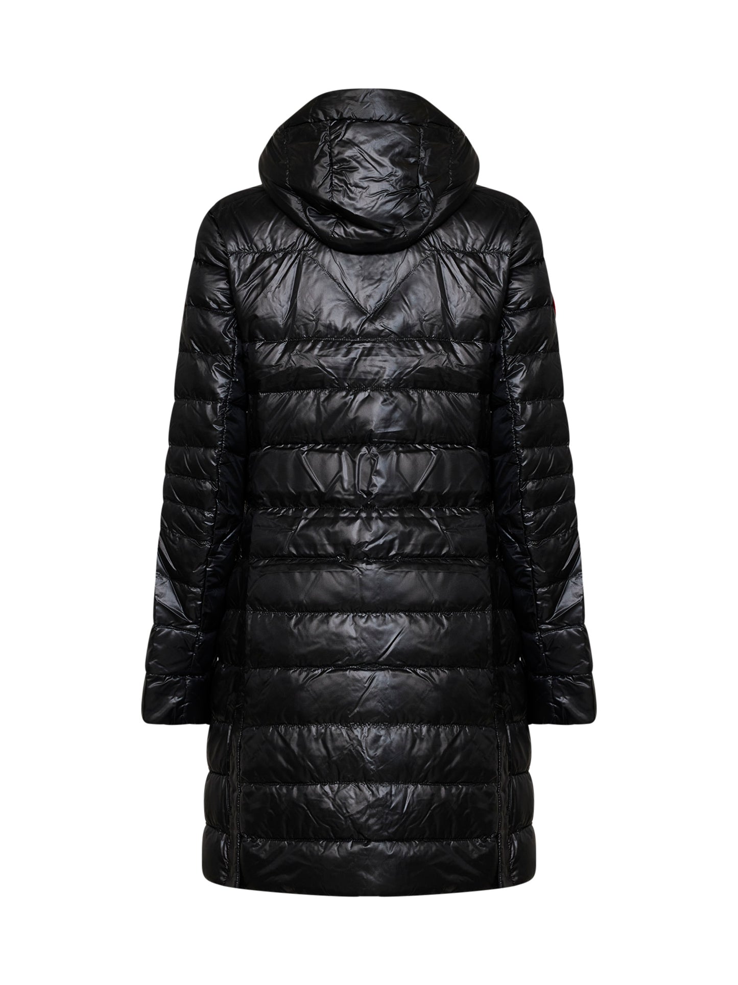 Piumino lungo imbottito Cypress in nylon nero