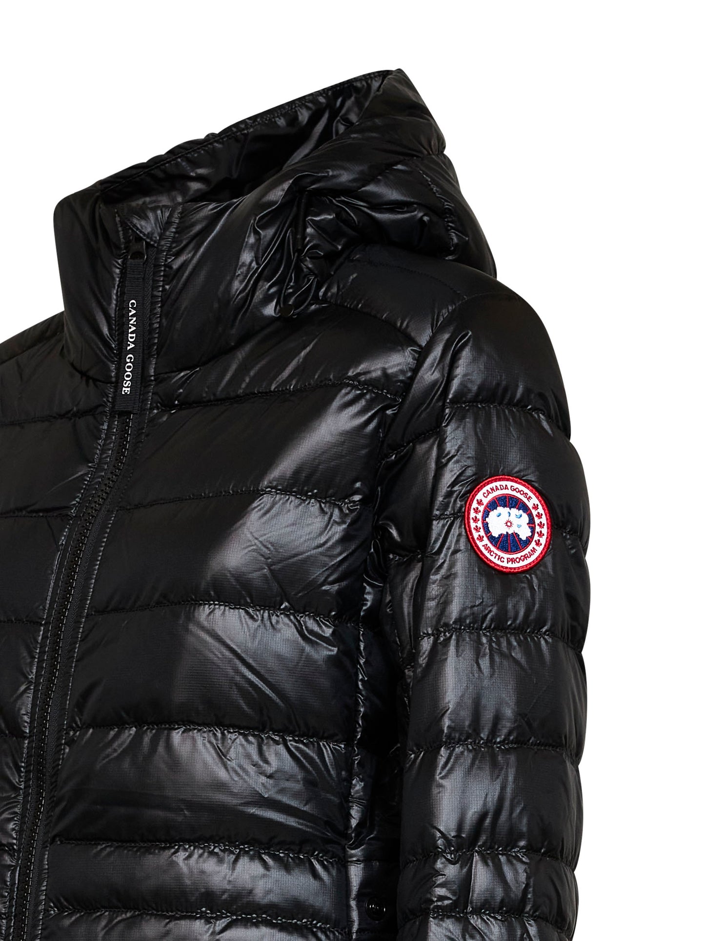 Piumino lungo imbottito Cypress in nylon nero