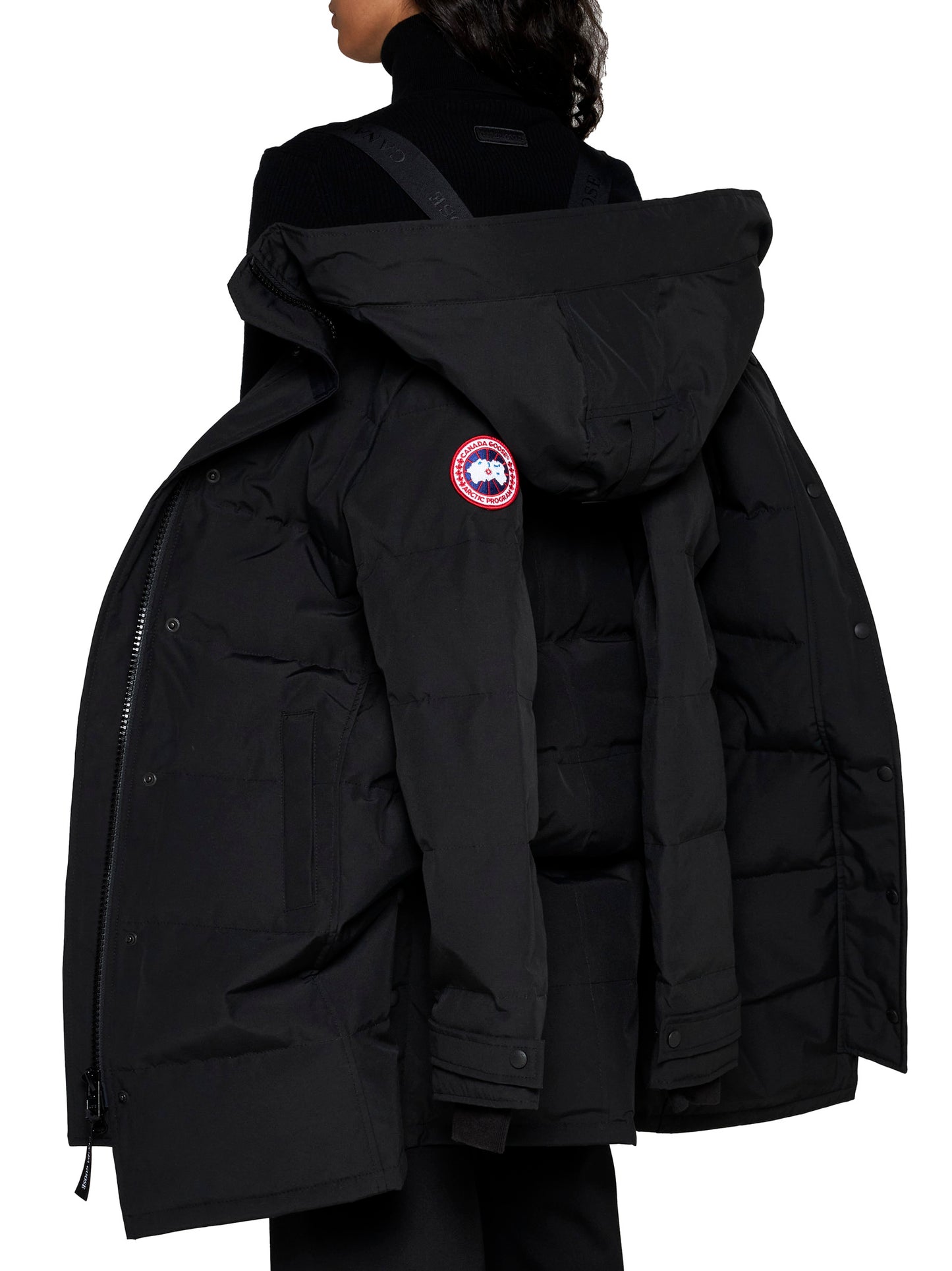 Parka con cappuccio<BR/>