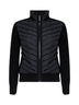Black HyBridge knitted jacket