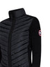 Black HyBridge knitted jacket