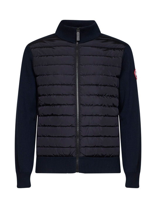 Giacca ibrida imbottita HyBridge® con cappuccio in blu