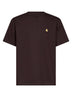 T-shirt S/S Chase in jersey marrone palissandro