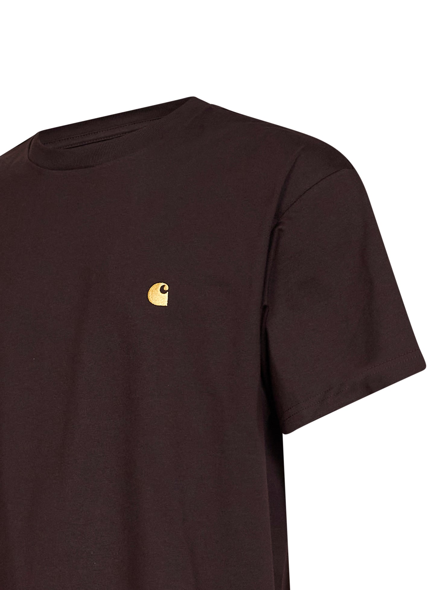 T-shirt S/S Chase in jersey marrone palissandro