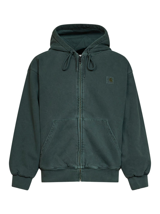 Felpa con zip e cappuccio Hooded Vista Jacket verde