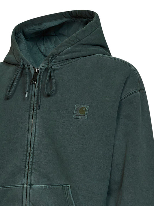Felpa con zip e cappuccio Hooded Vista Jacket verde