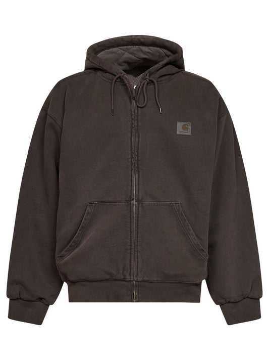 Felpa con zip e cappuccio Hooded Vista Jacket tabacco