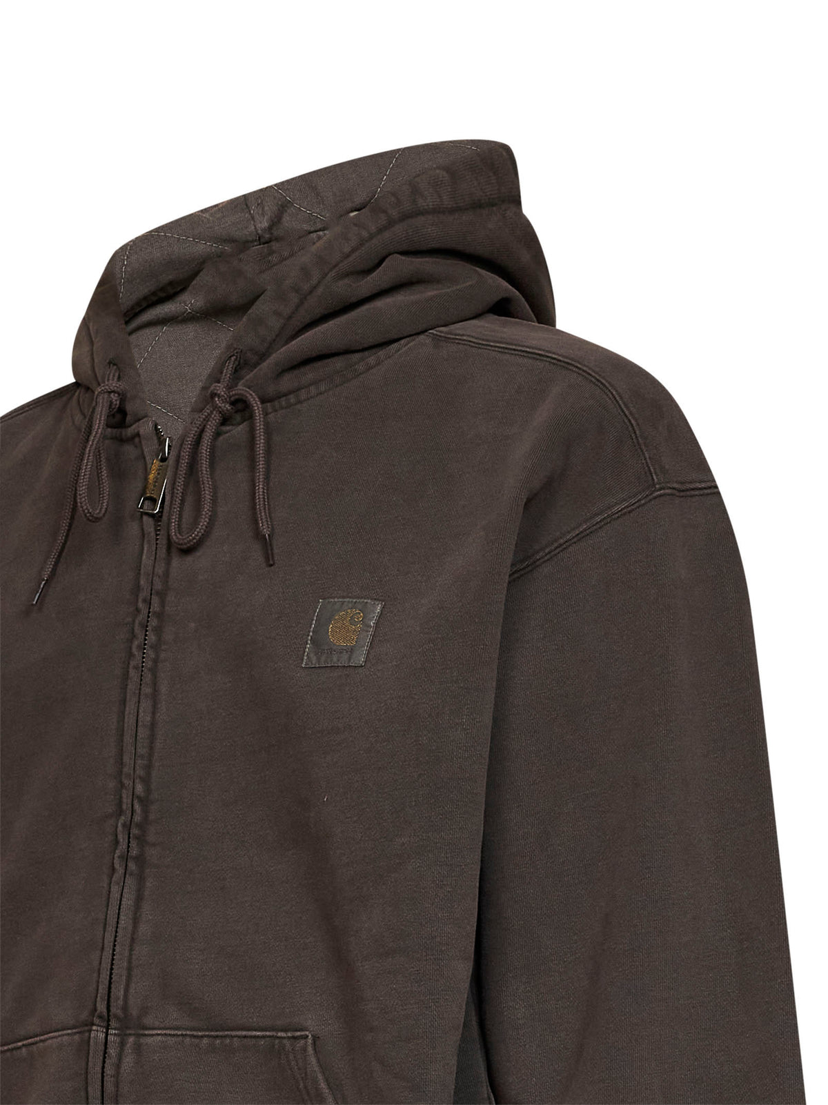 Tobacco Hooded Vista Jacket zip-up hoodie