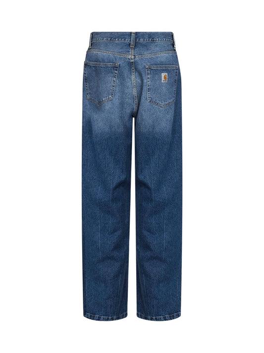 Jeans Landon in denim di cotone blu