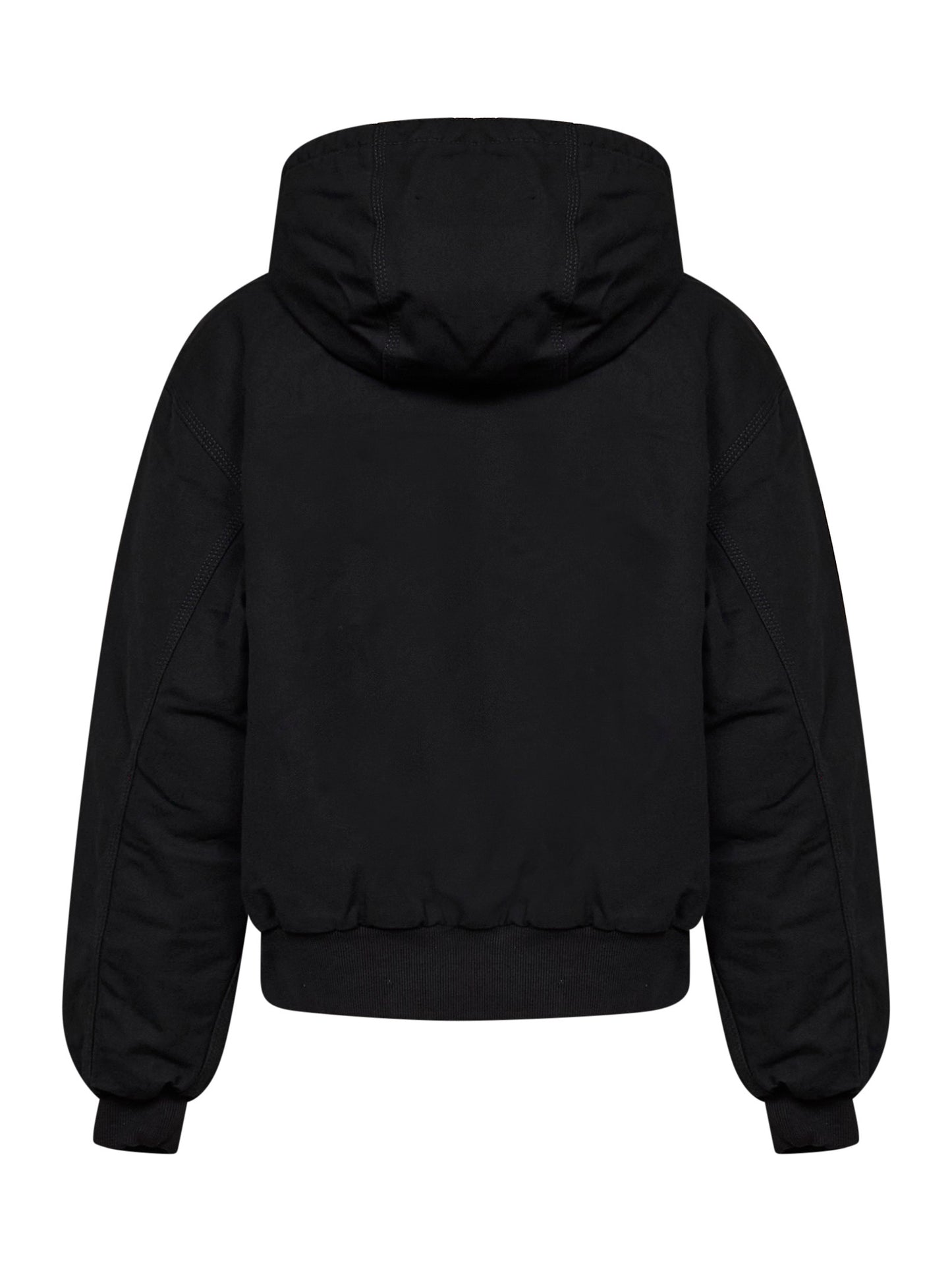 Black Women's OG Active Jacket (Winter) hooded jacket