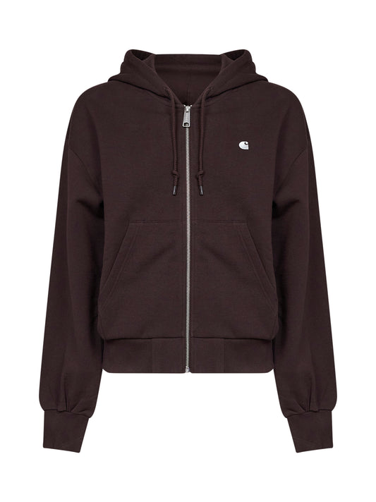 Felpa con zip e cappuccio Women's Hooded Casey Jacket palissandro