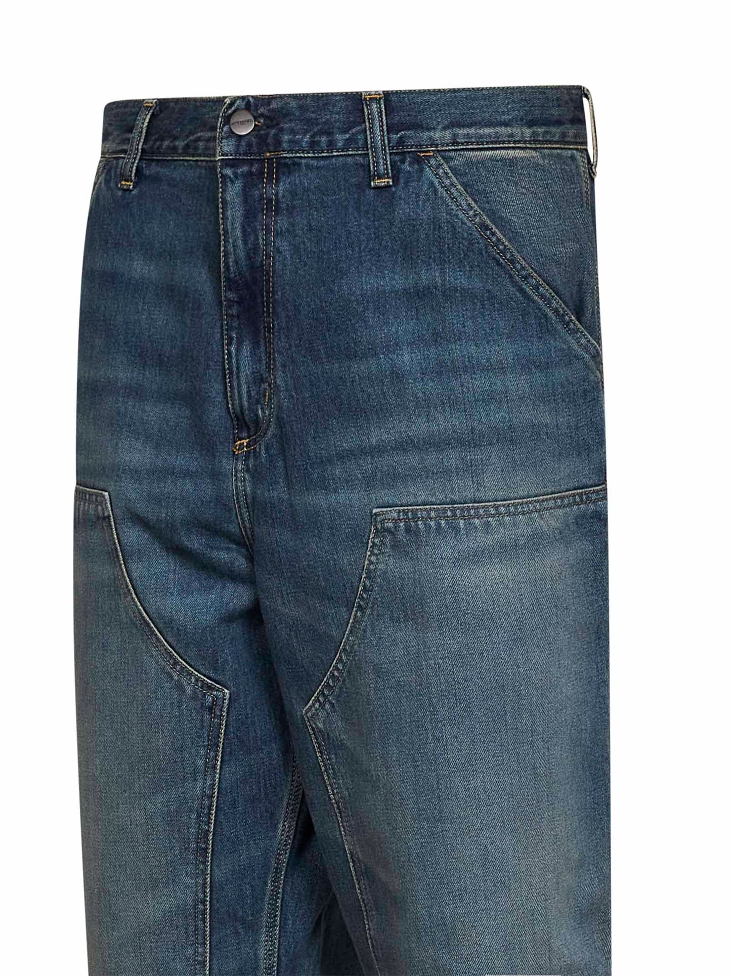 Blue denim Double Knee jeans