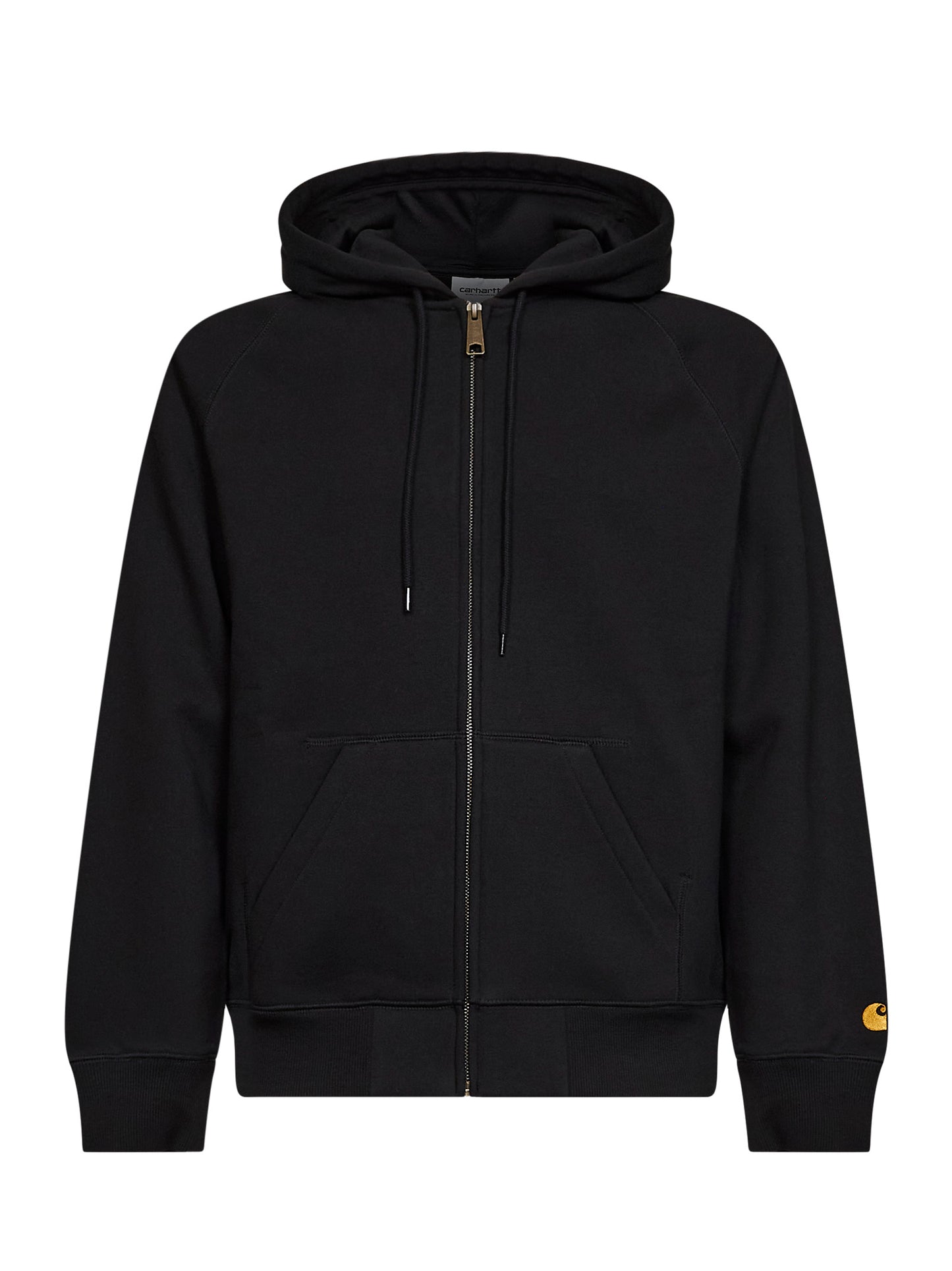 Black Hooded Chase Jacket zip-up hoodie