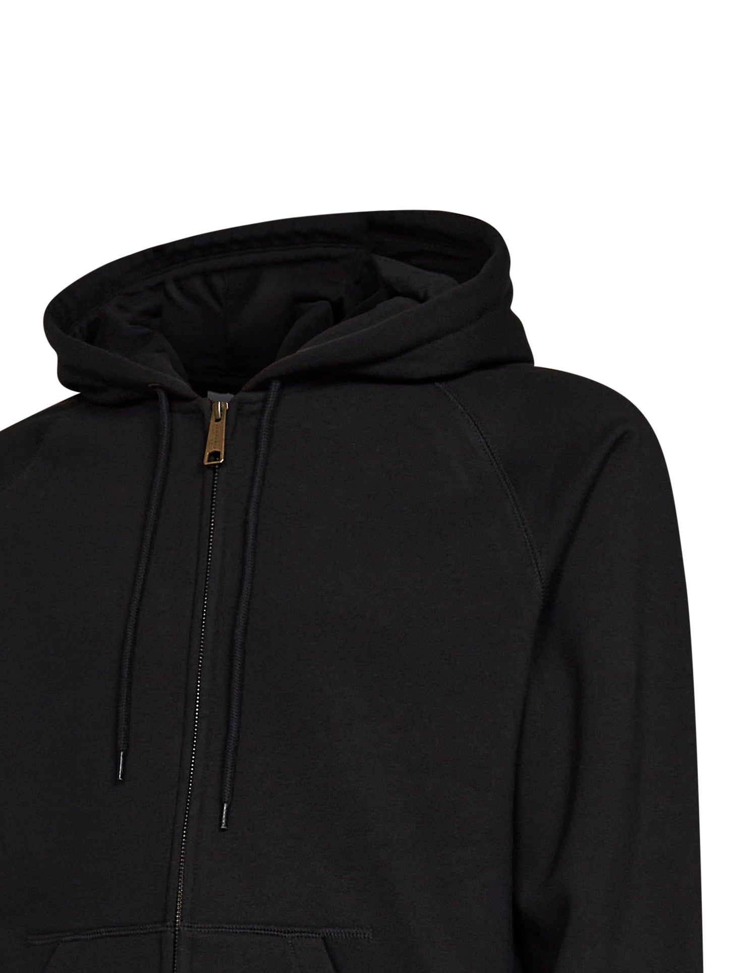 Black Hooded Chase Jacket zip-up hoodie