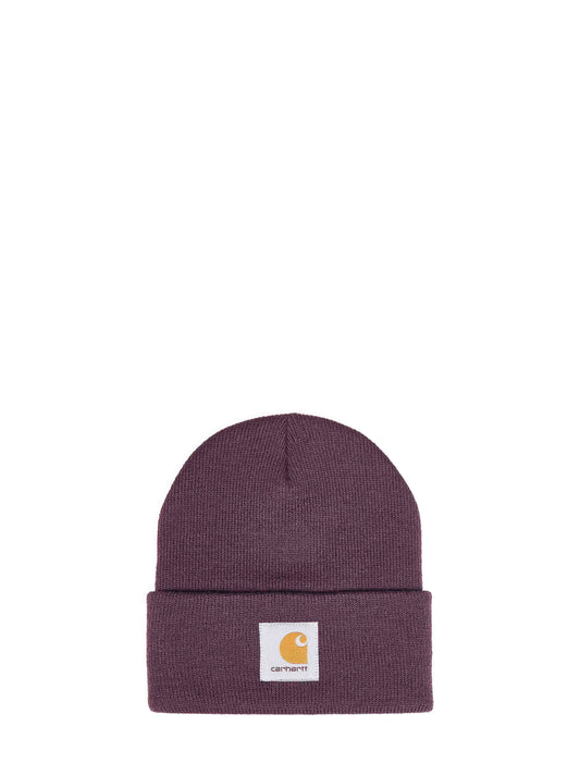 Cozy purple Short Watch beanie