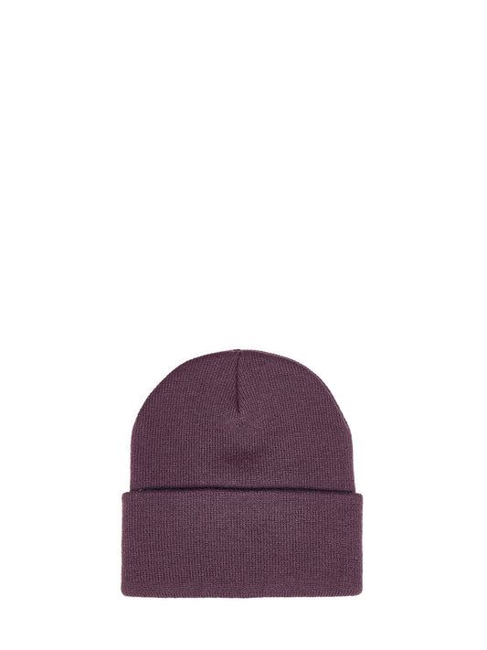 Cozy purple Short Watch beanie