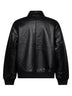 Black faux leather Arizona Jacket