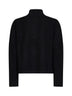 Black Women's Detroit Half Zip Sweater