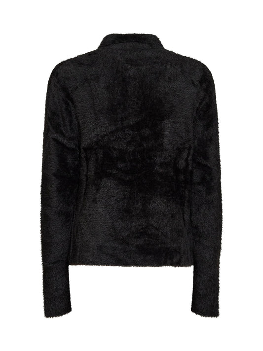 Black Women's L/S Maine Polo Sweater polo shirt