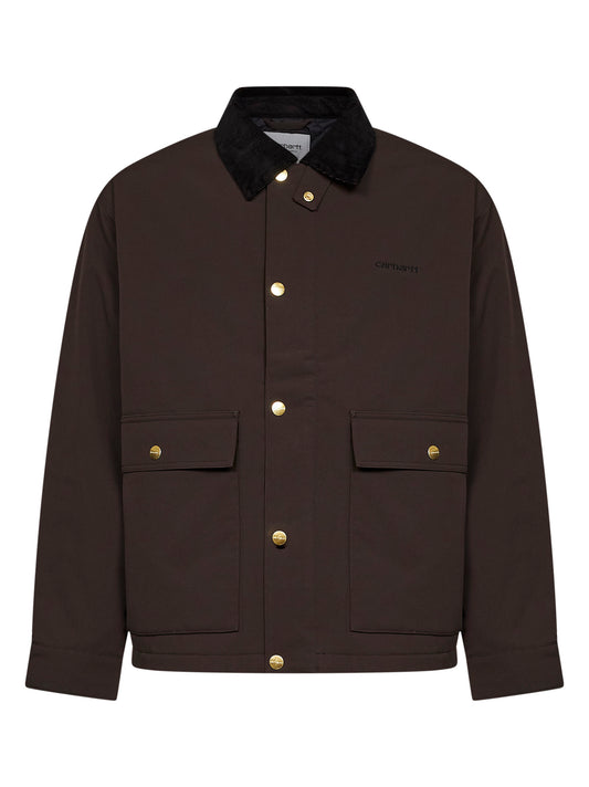 Tobacco nylon canvas Quentin jacket