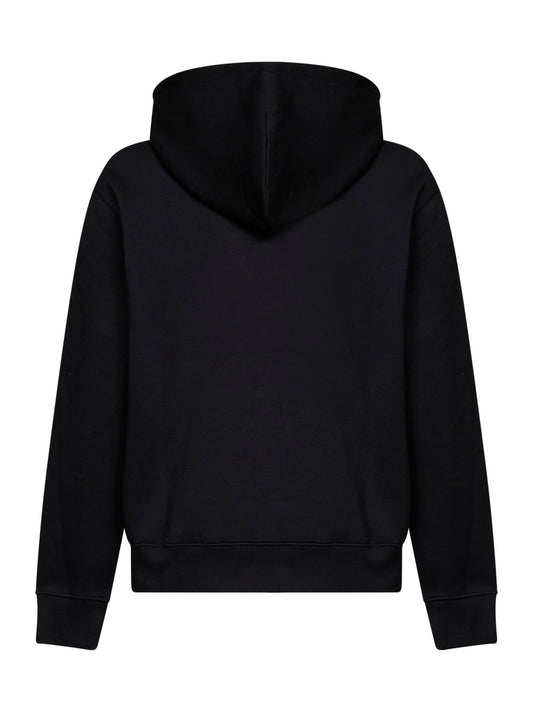 Black Hooded Mack Sweat Jacket zip-up hoodie