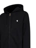 Black Hooded Mack Sweat Jacket zip-up hoodie