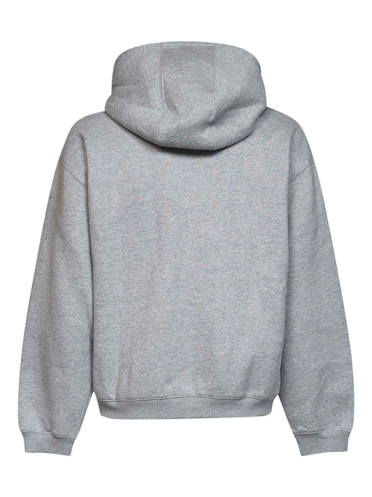 Grey Hooded Ebbert Jacket zip-up hoodie