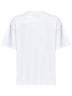T-shirt girocollo con logo SS pocket in cotone bianco