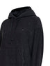 Black Nelson hooded cotton sweatshirt