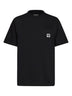 T-shirt Women's S/S Pocket Small Heart nera