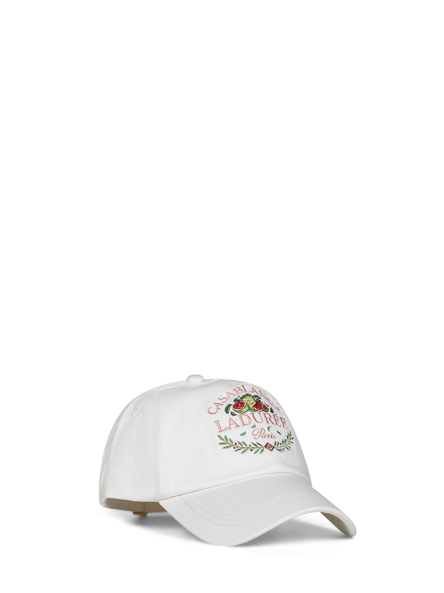 Berretto da baseball Laduree x Casablanca in cotone bianco