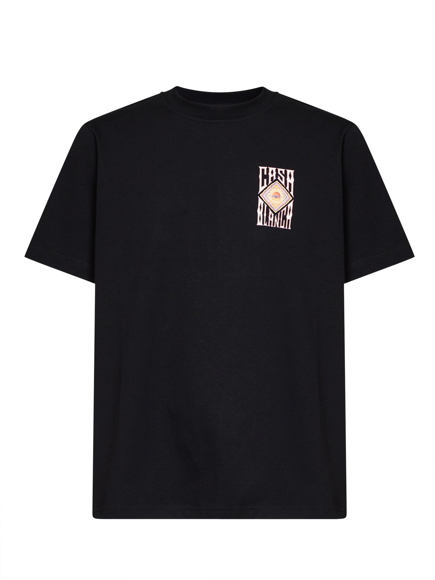 Black jersey Hermons Mirage printed T-shirt