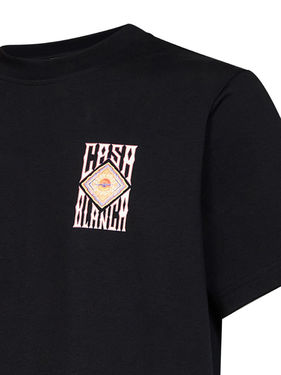 Black jersey Hermons Mirage printed T-shirt